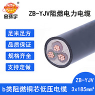 金環(huán)宇 yjv電纜 B級阻燃電力電纜 ZB-YJV 3X185平方