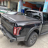 福特猛禽F150小福特Ranger皮卡車貨箱改裝后蓋卷簾伸縮抽拉平蓋推拉蓋平板蓋