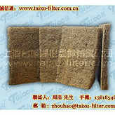 椰棕過濾網(wǎng)，干式涂裝車間過濾棉-椰棕絲過濾網(wǎng)、上海臺旭凈化
