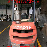 石家莊叉車尾氣凈化器，叉車黑煙凈化器，尾氣治理，叉車安裝DPF，叉車顆粒捕集器，