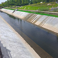 水渠护坡防渗水泥毯 新型水泥毯 浇水固化 厂家直销