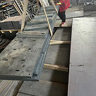 常州齐川钢板打孔加工定制 3-66mm厚碳钢板预埋件10mm铁板激光切割
